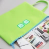 4 A4 double-layer canvas file bags, work classification subject bags, hand-held bags 9071 (random color) Specification image